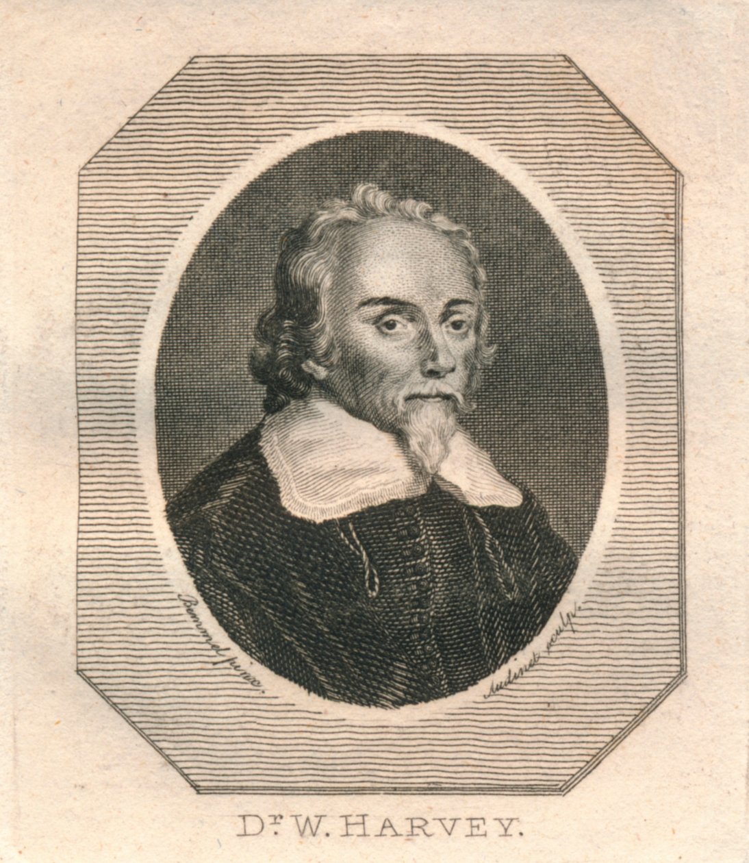 Dr. W. Harvey, ca. 1800 door Philip Audinet