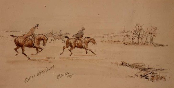 Jagen met de Quorn door Philip Eustace Stretton