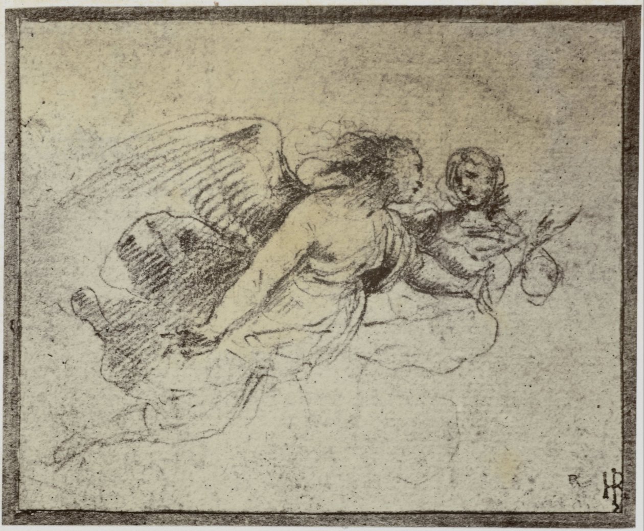 A. Caracci, Een Magdalena door Philip Henry Delamotte