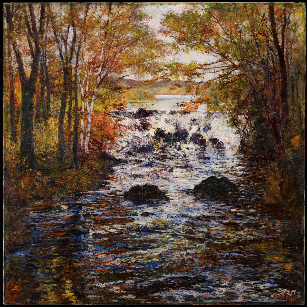De Bovenste Ipswich Rivier, c.1915 door Philip Little