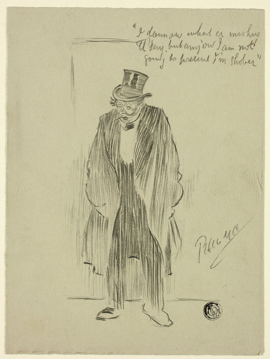 De moderne troubadour door Philip William May