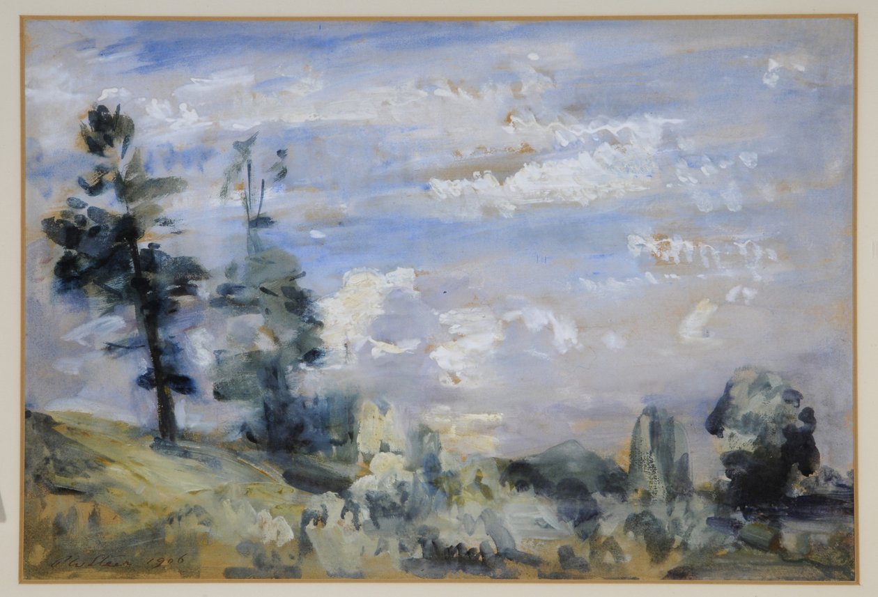 Een Winderige Ochtend door Philip Wilson Steer