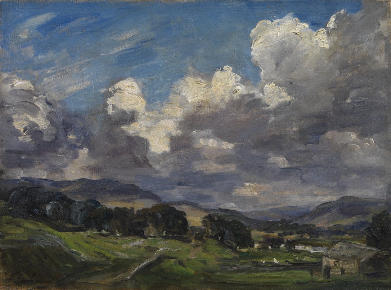 Hawes, Wensleydale, c.1900-10 door Philip Wilson Steer