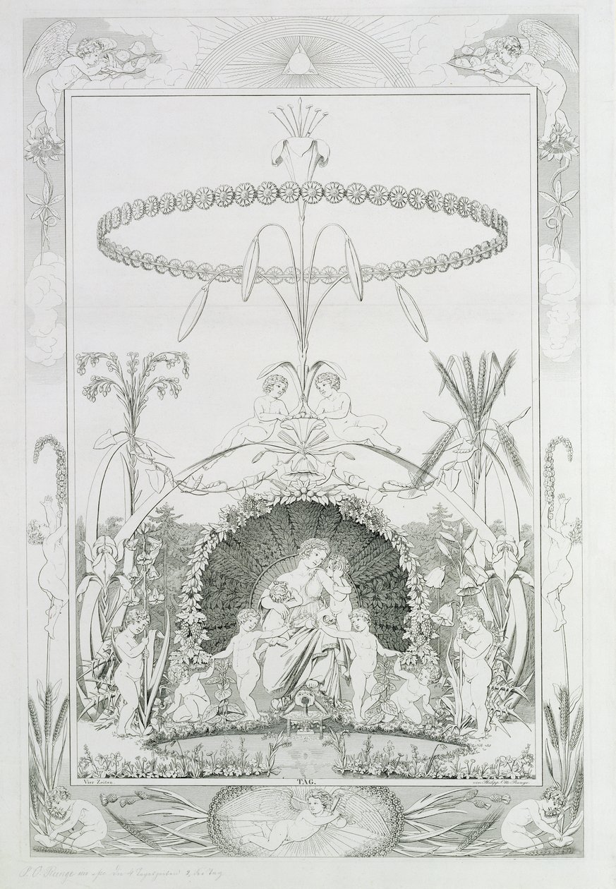 Dag, 1805 door Philipp Otto Runge