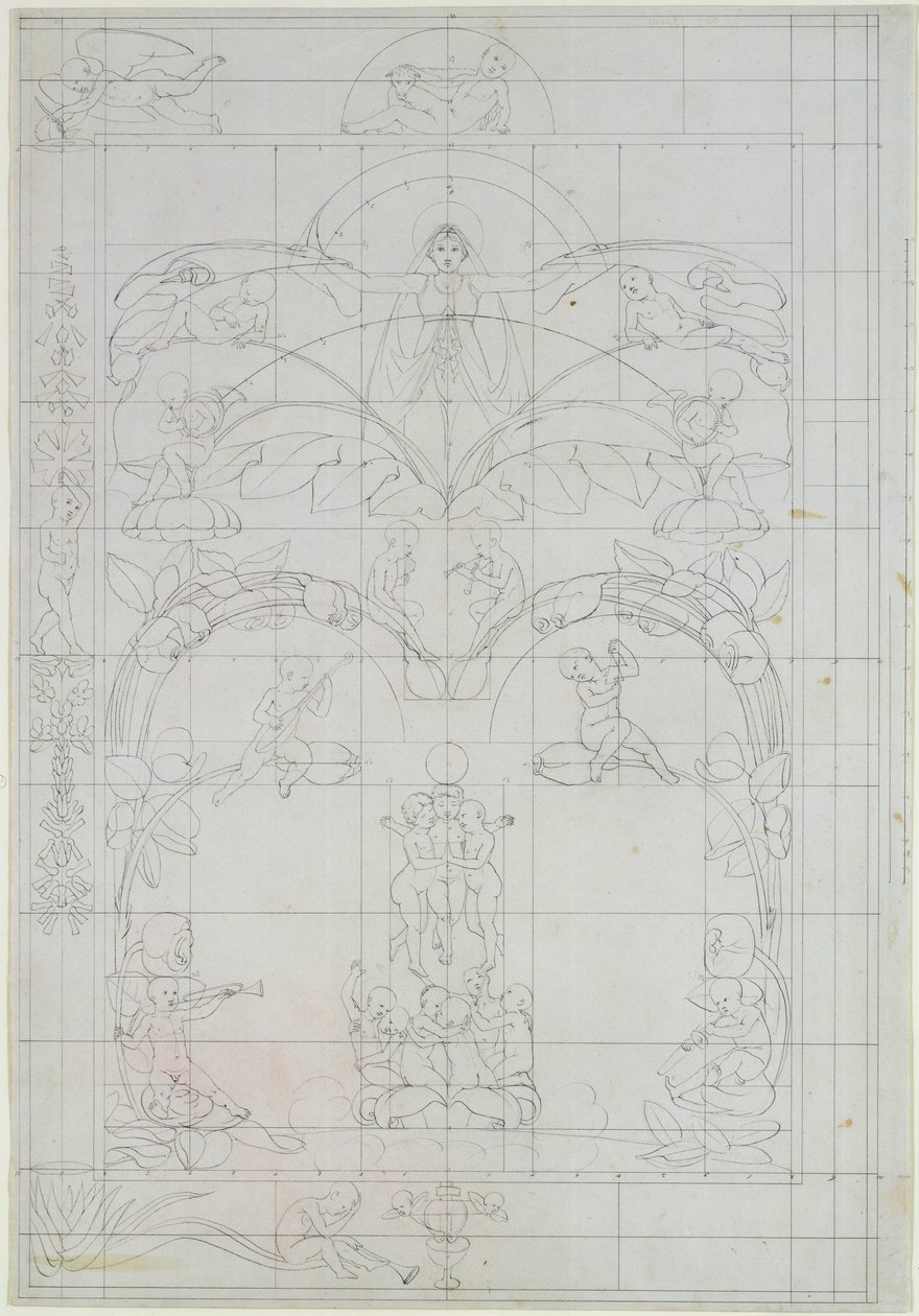 Avond, 1803 door Philipp Otto Runge