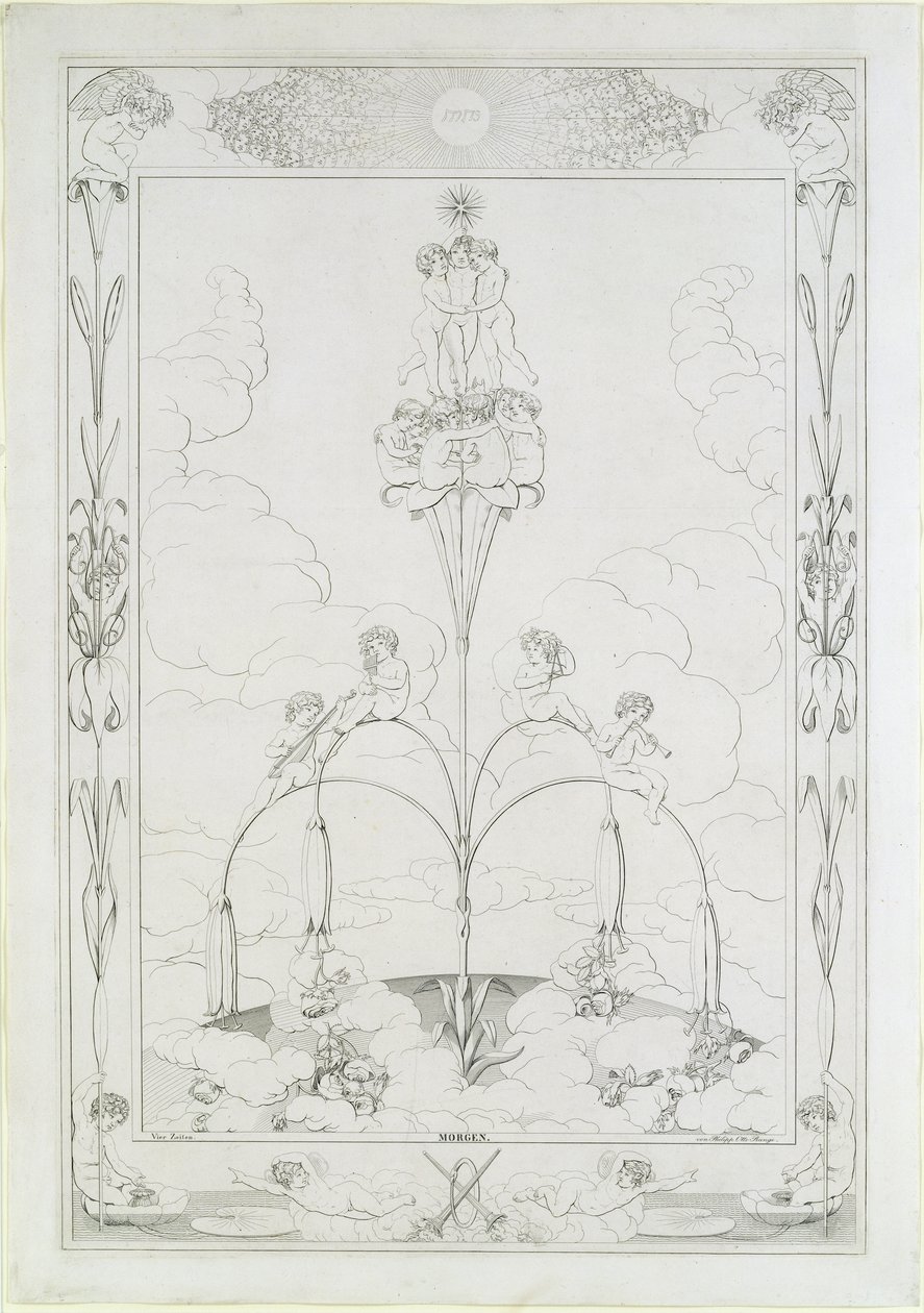 Ochtend, 1805 door Philipp Otto Runge