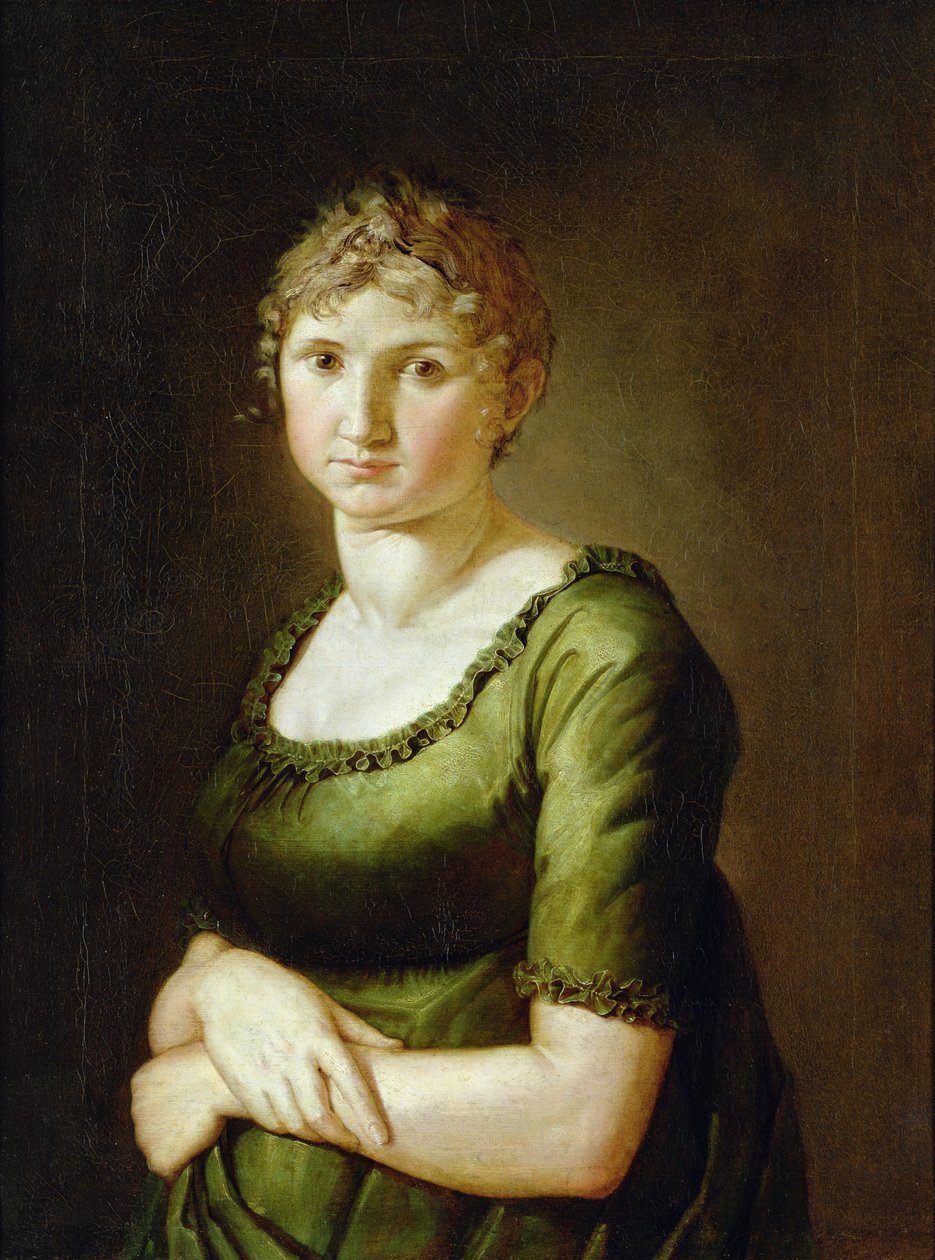 Pauline Runge (1785-1881) de vrouw van de Kunstenaar, 1805 door Philipp Otto Runge