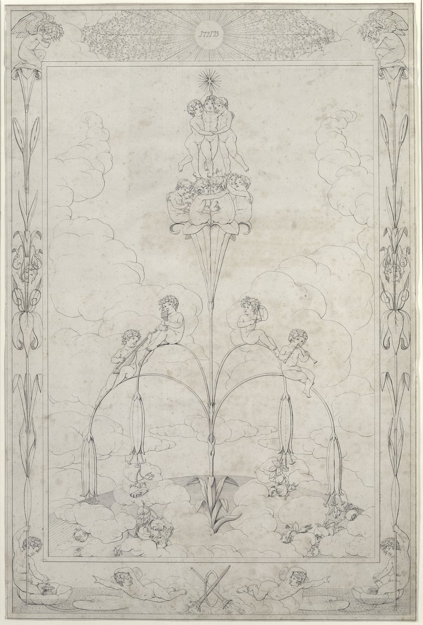 De ochtend, 1803 door Philipp Otto Runge