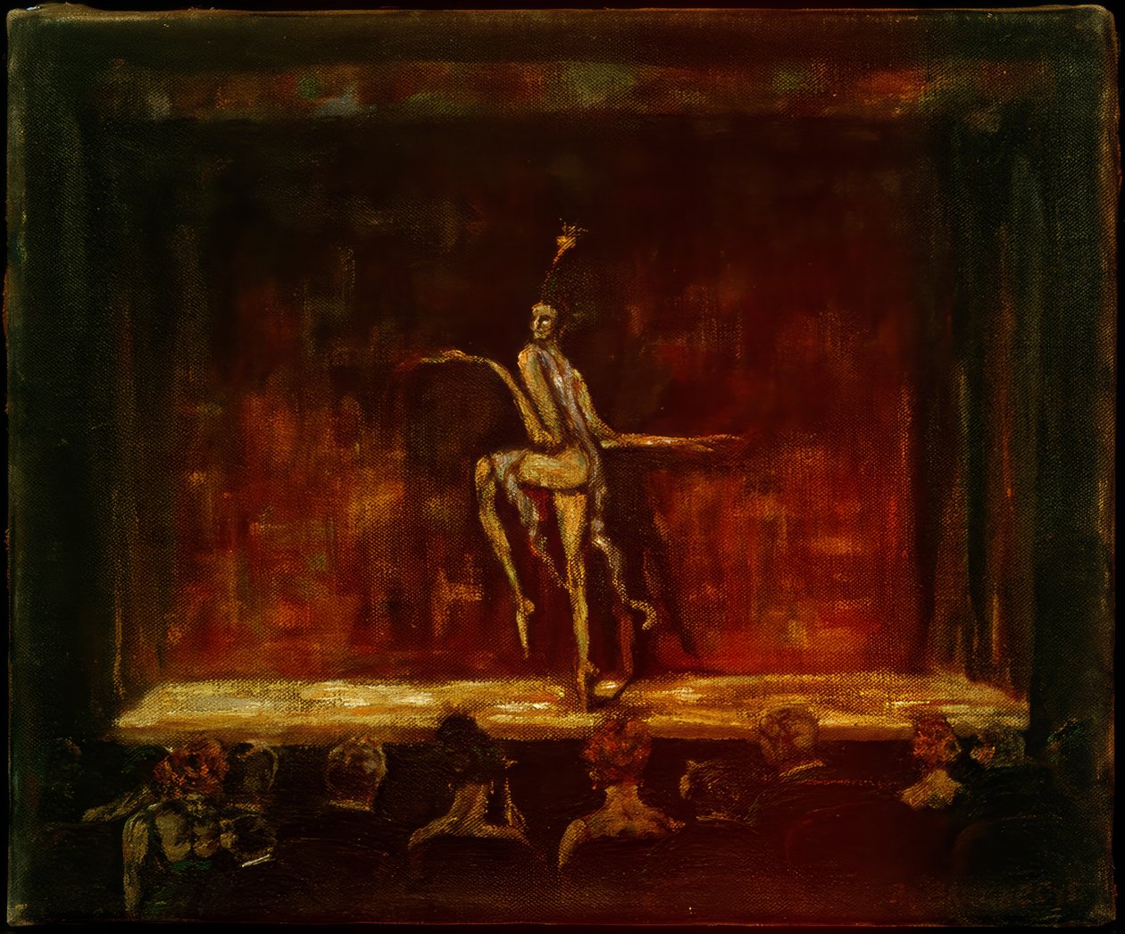 Naaktdanseres door Philipp Bauknecht