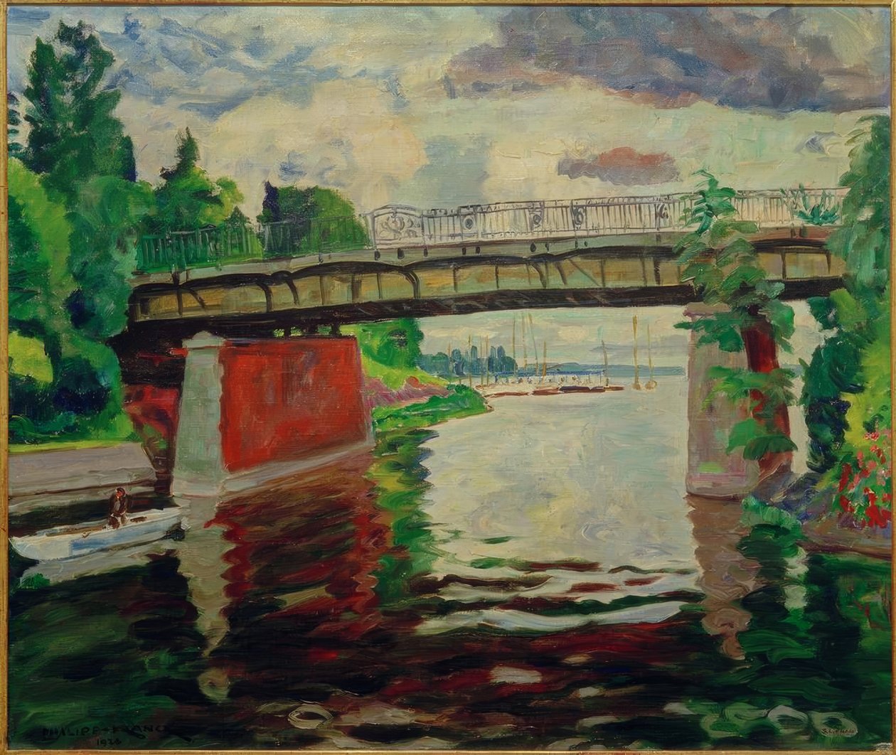 De Wannseebrug door Philipp Franck