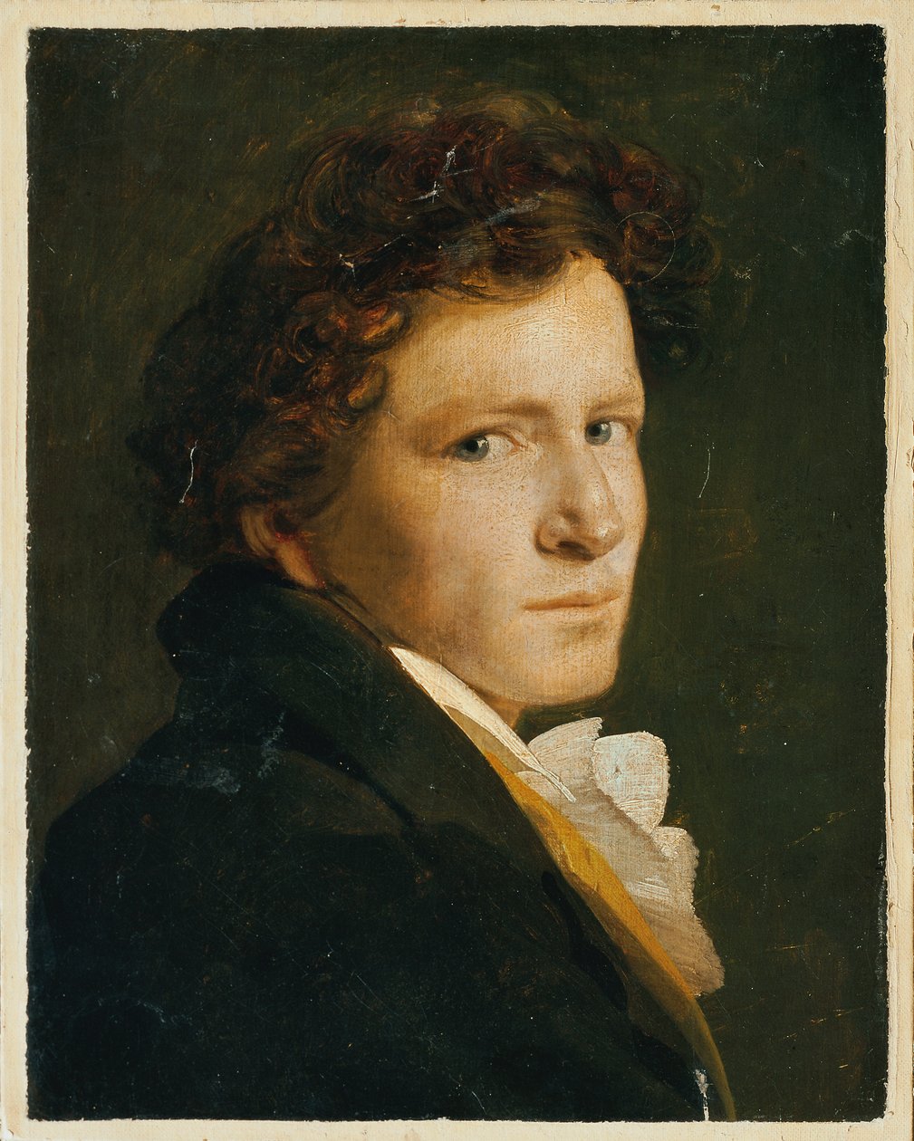 Borstbeeld van een jonge man door Philipp Otto Runge