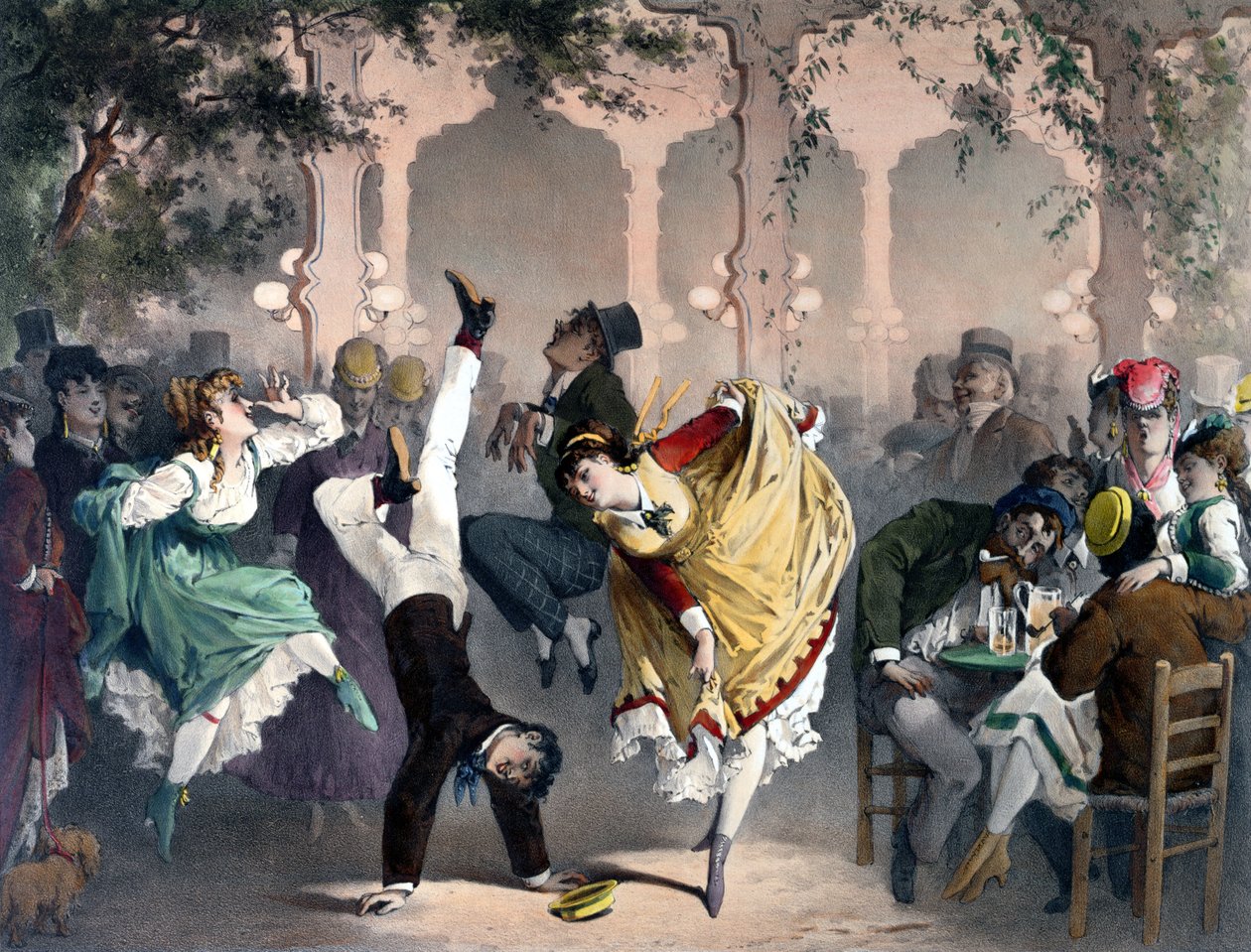 Quadrille bij het Bal Bullier, Place de l