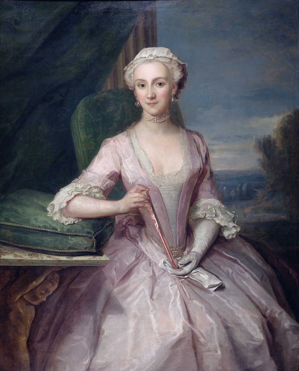Portret van Mevrouw Shakespeare, 1739 door Philippe Mercier