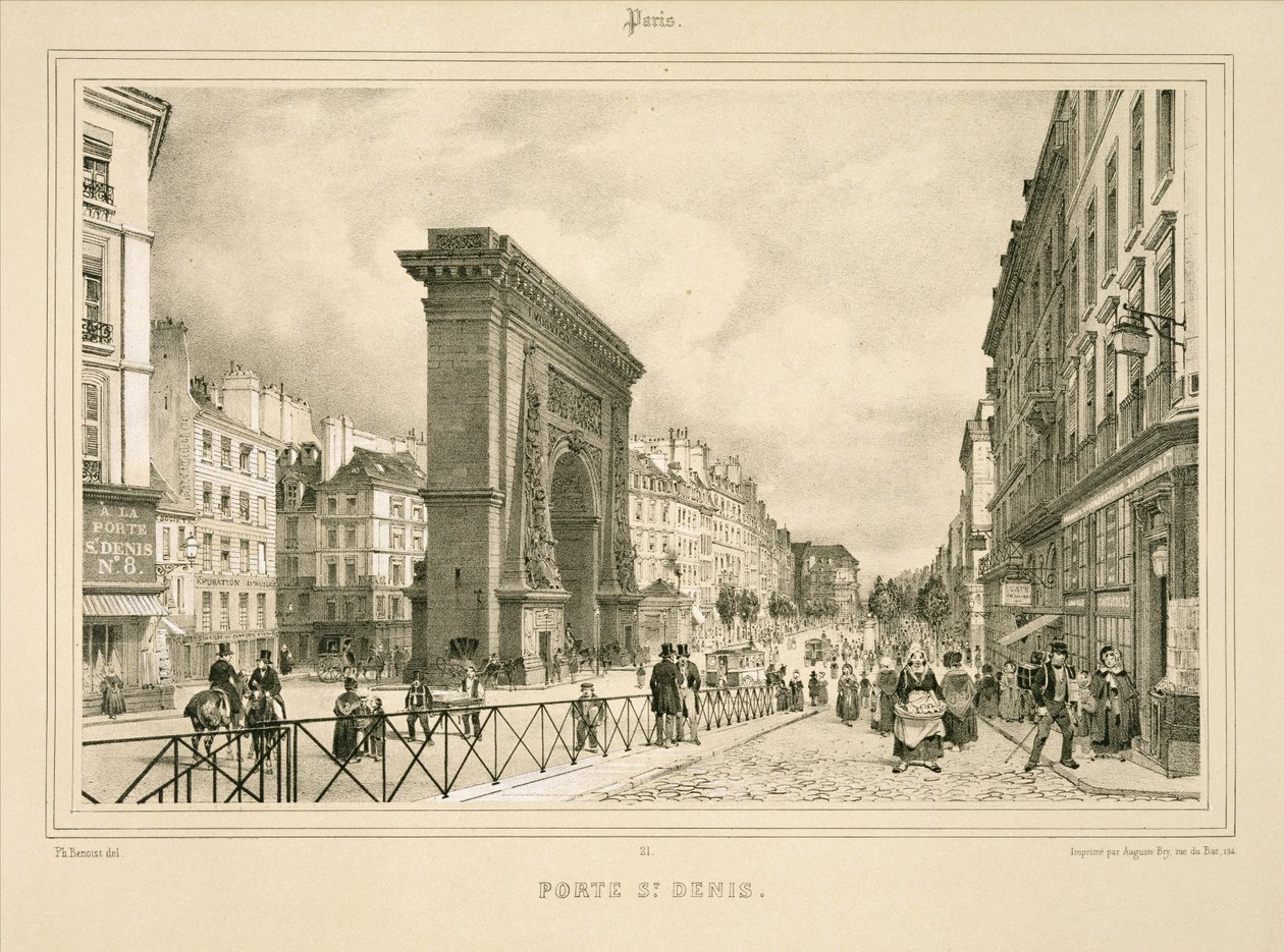 Porte St Denis door Philippe (after) Benoist