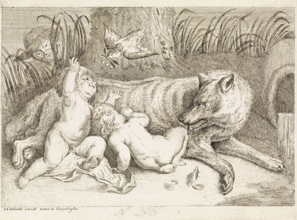 Romulus en Remus door Philippe Lambert Joseph Spruyt