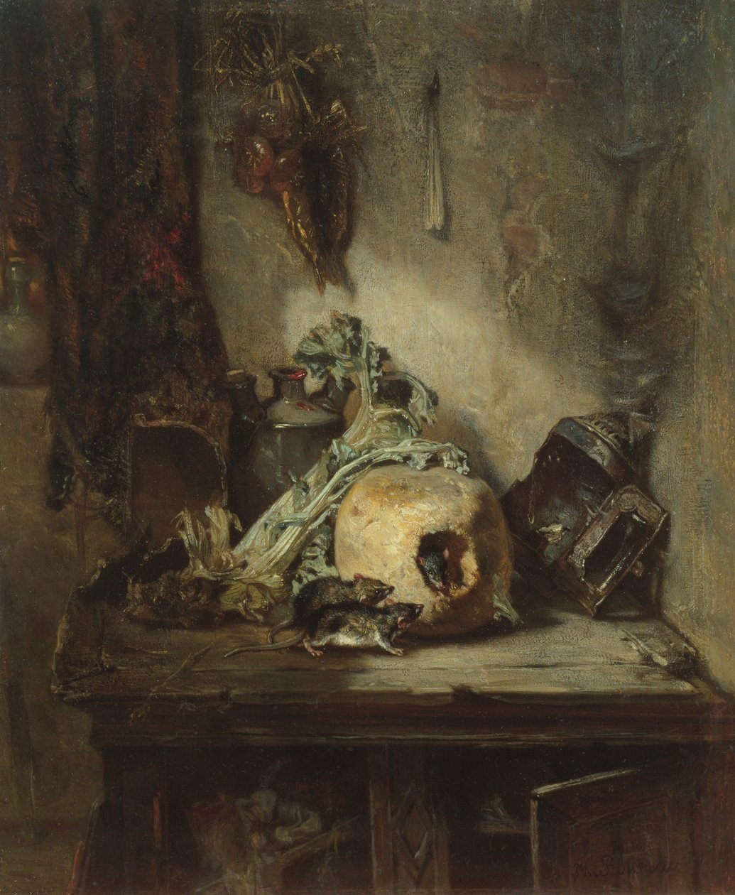 De Kluizenaar Rat, 1860s door Philippe Rousseau