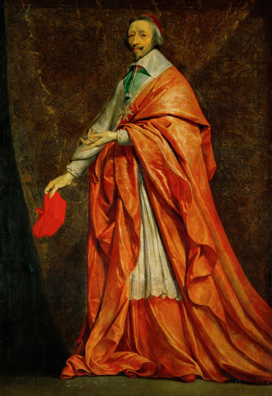 Kardinaal Richelieu ... door Philippe de Champaigne