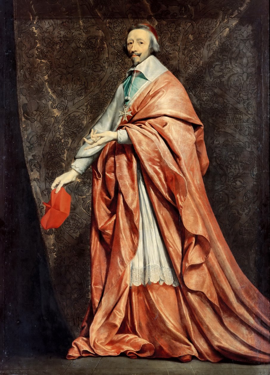Kardinaal de Richelieu door Philippe de Champaigne