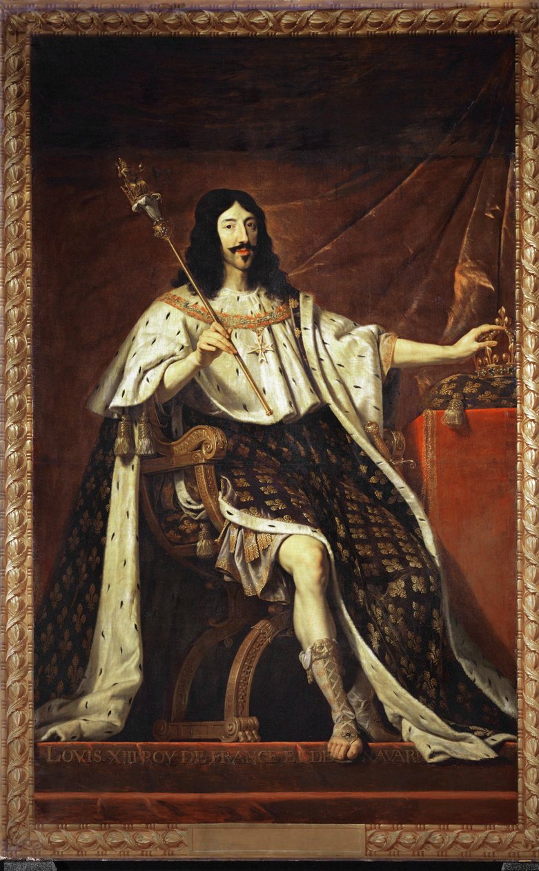 Lodewijk XIII, koning van Frankrijk ... door Philippe de Champaigne