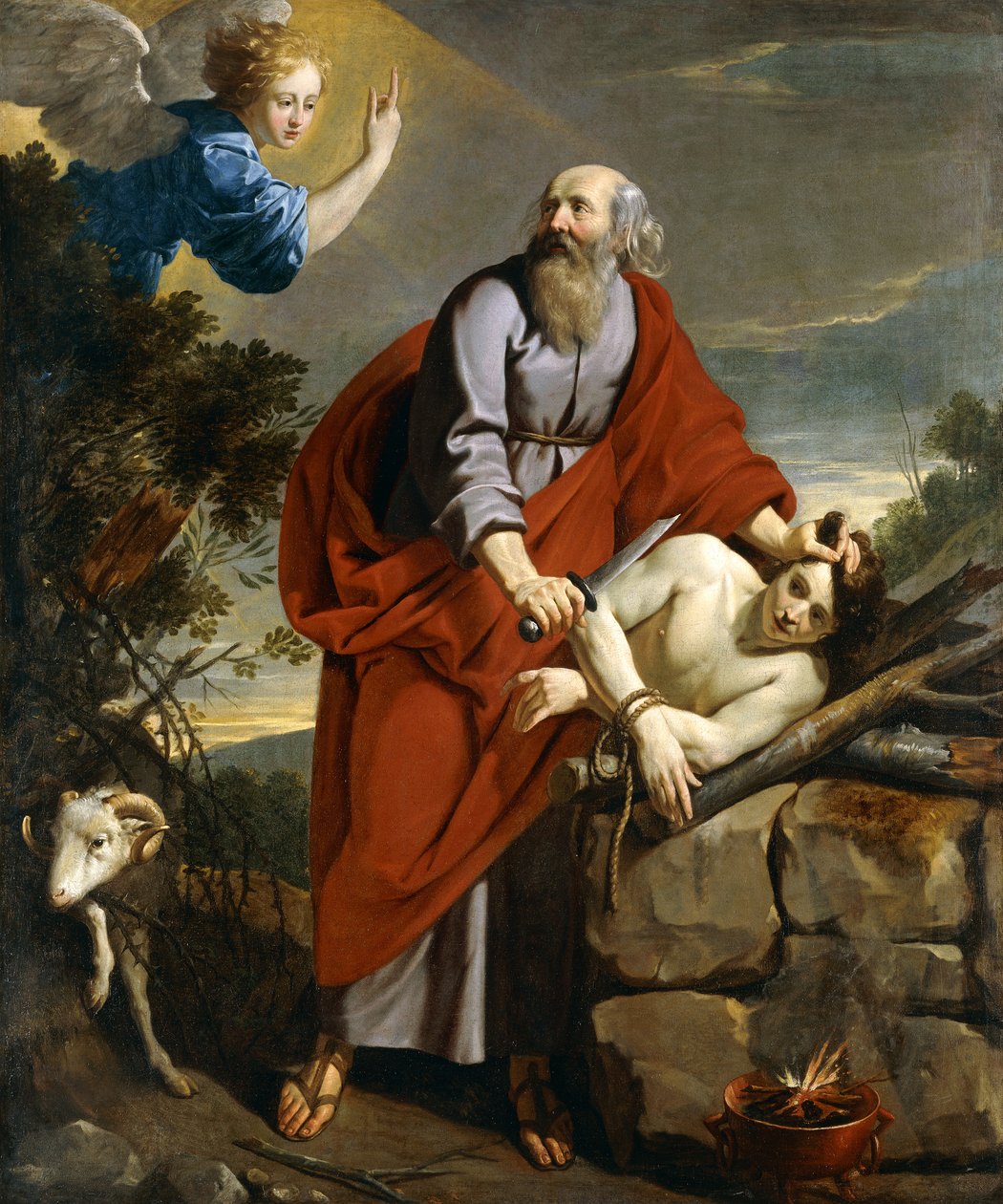 Het Offer van Isaac door Philippe de Champaigne