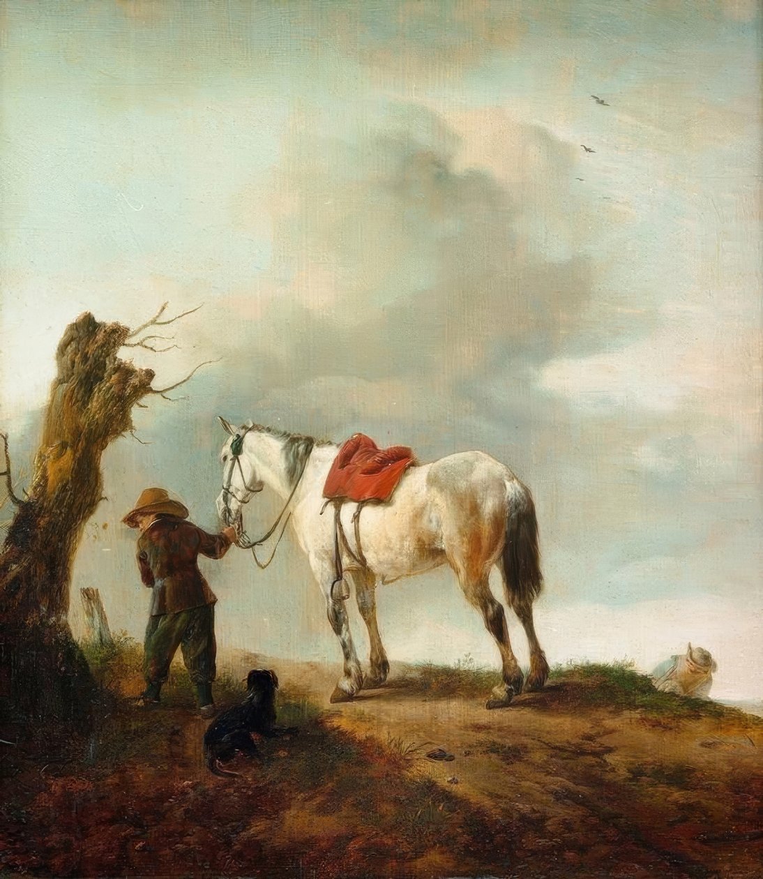 De schimmel door Philips Wouwerman