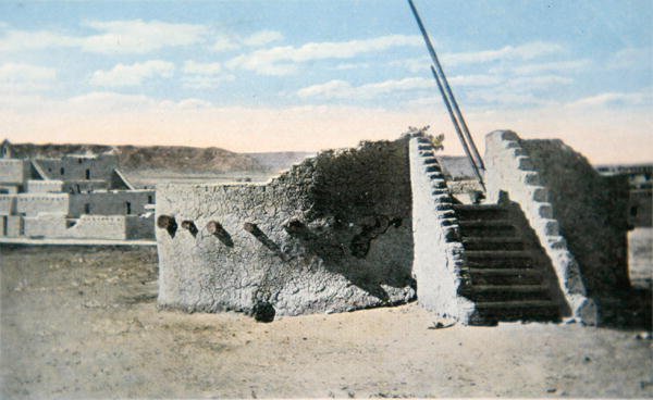 Estufa Gebouw, New Mexico, ca. 1920 (foto) door Photographer American