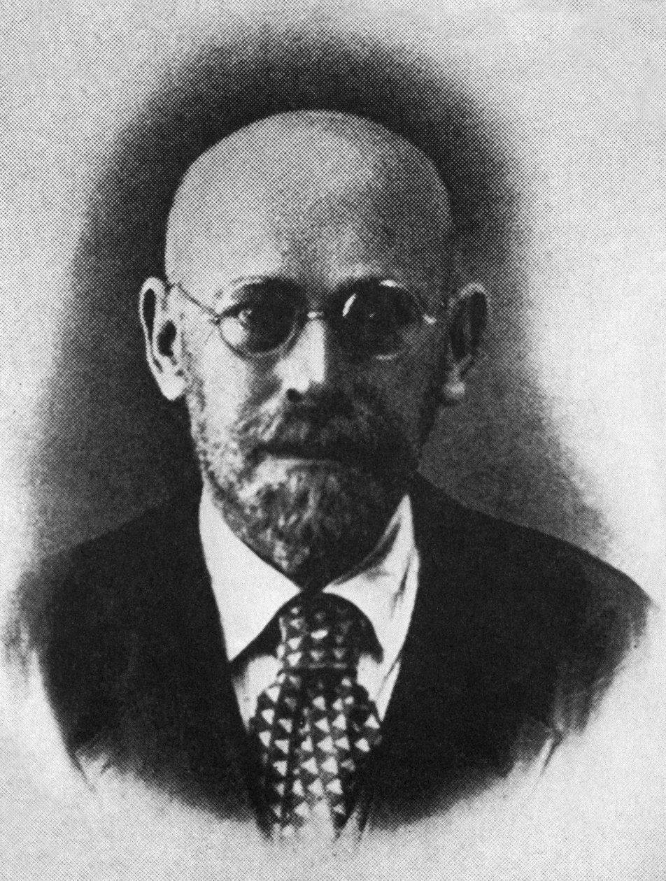 Janusz Korczak (zwart-wit foto) door Photographer Polish