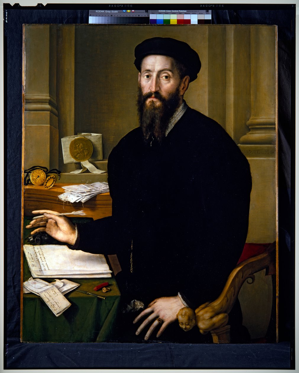 Portret van Bartolomeo Compagni door Pier Francesco Foschi