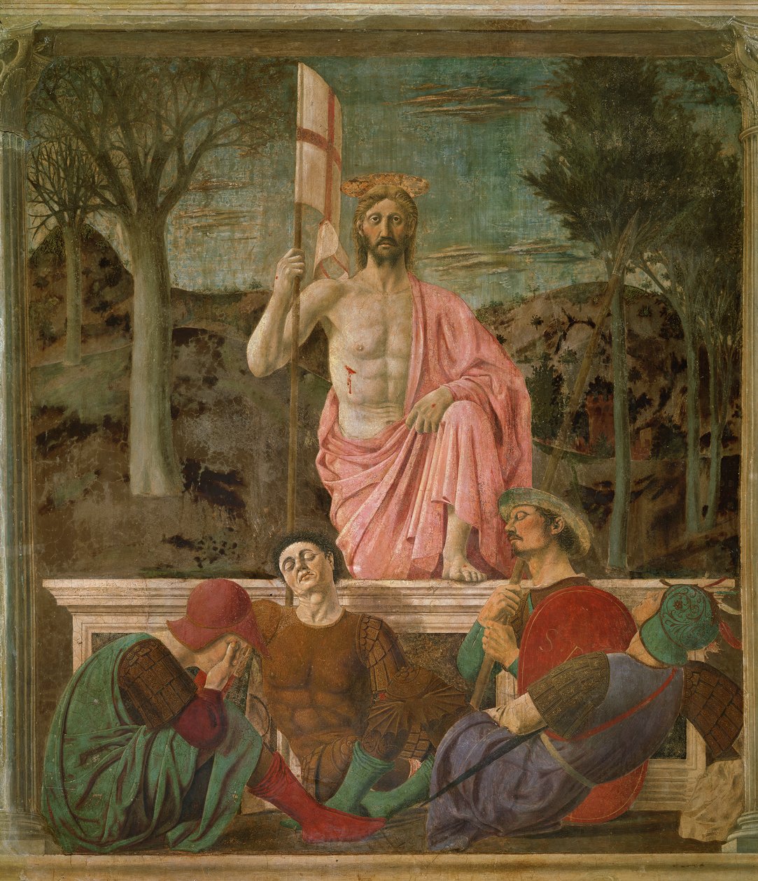 De opstanding, ca. 1463 door Piero della Francesca