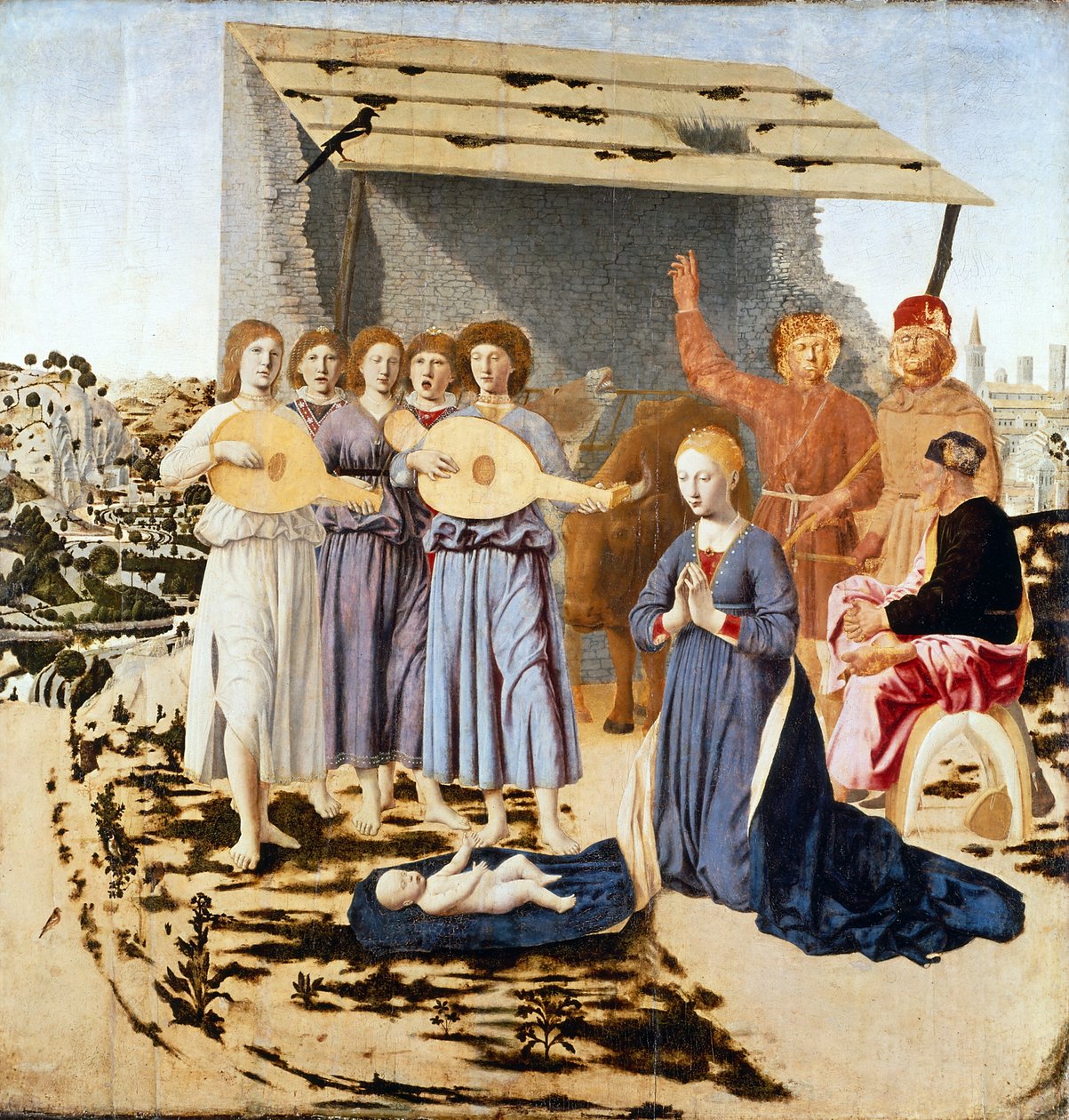 De Geboorte door Piero della Francesca