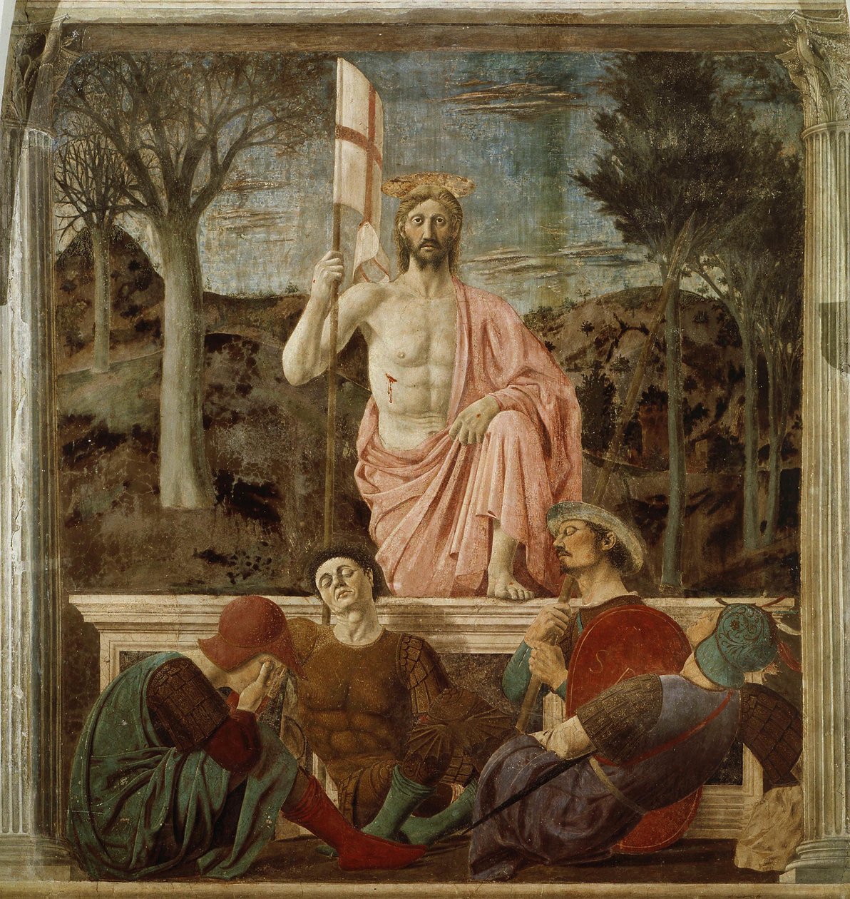 De Opstanding, ca. 1460 door Piero della Francesca