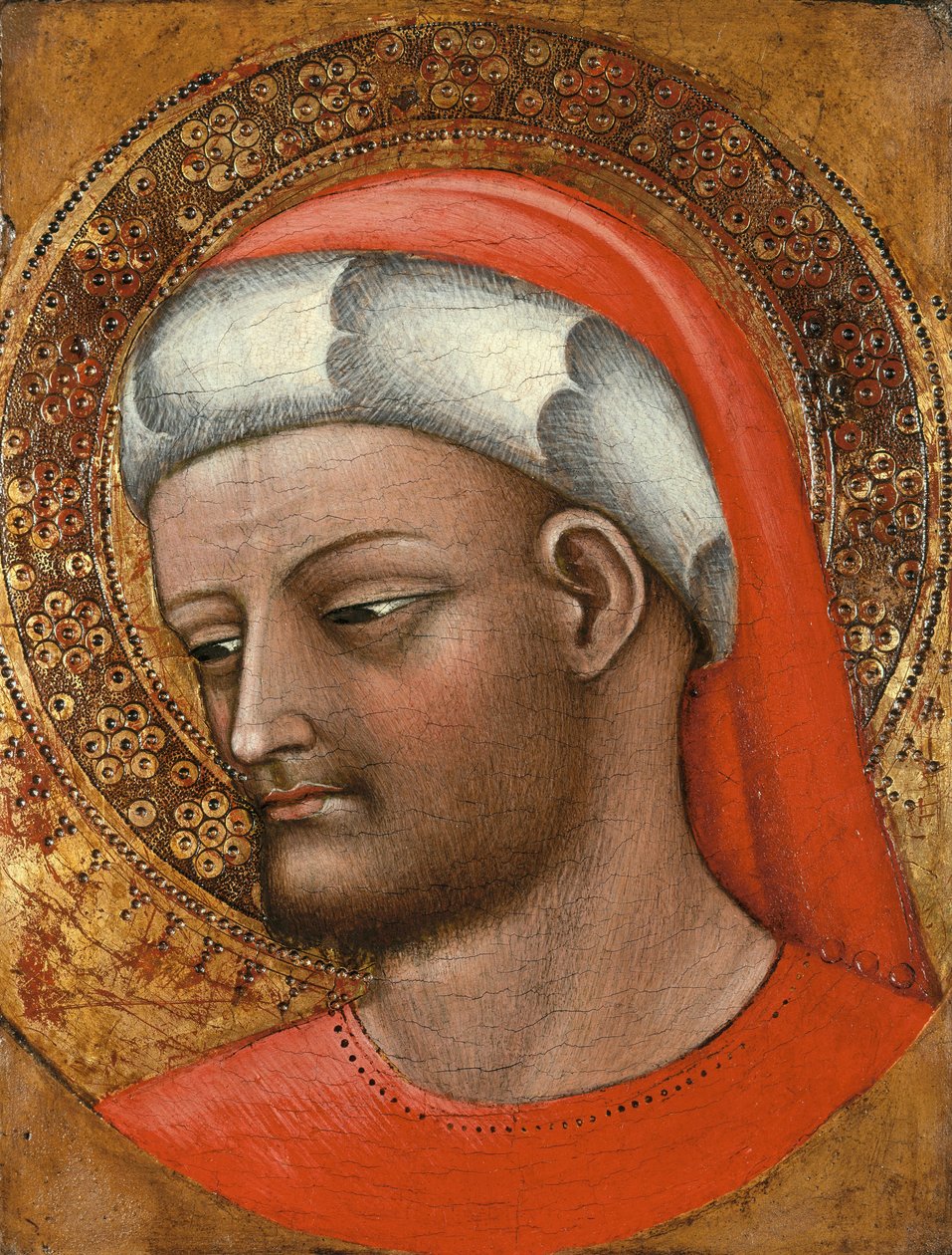 Hoofd van St. Cosmas door Piero di Alvaro
