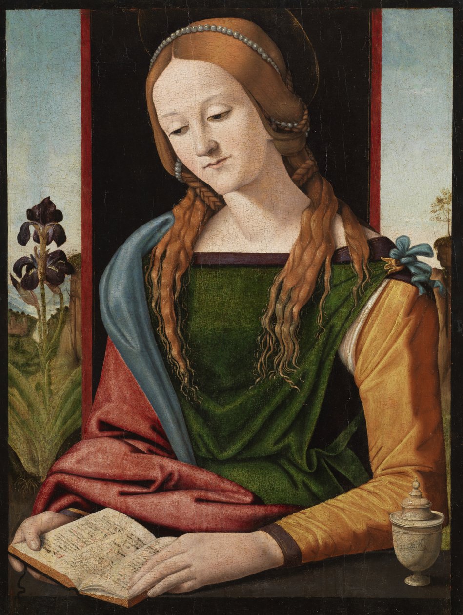 Magdalena lezend door Piero di Cosimo