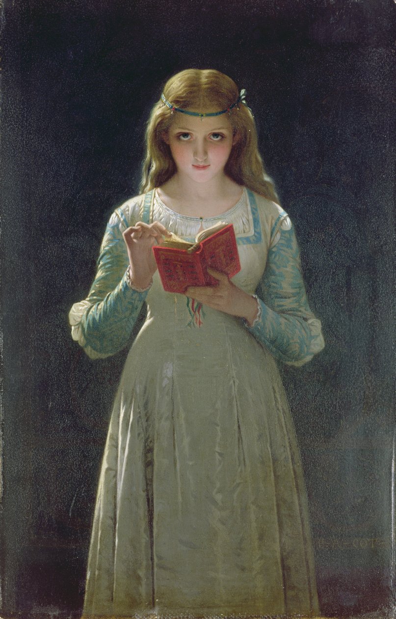 De lezer door Pierre Auguste Cot