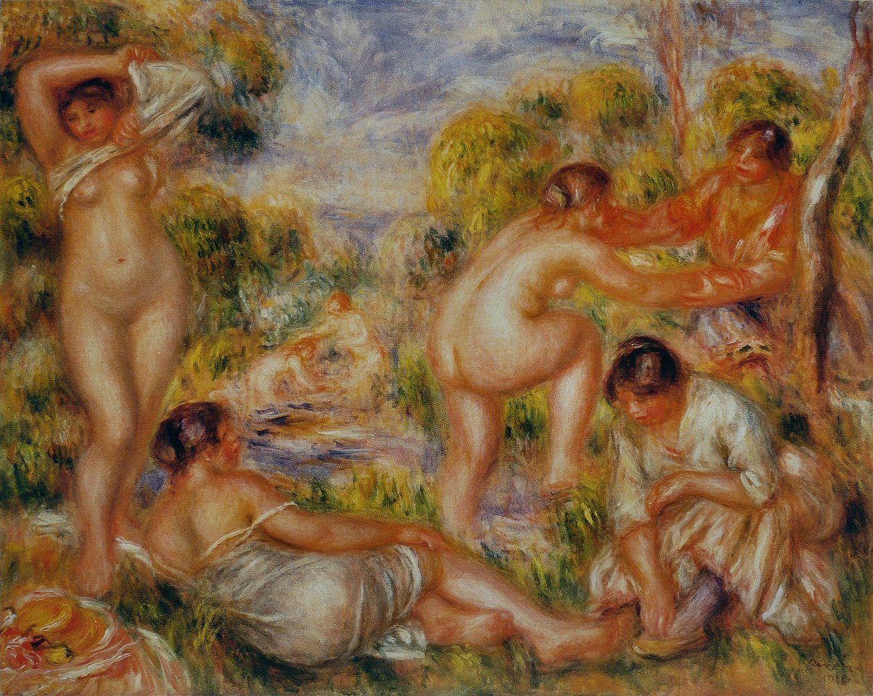 Bader door Pierre Auguste Renoir