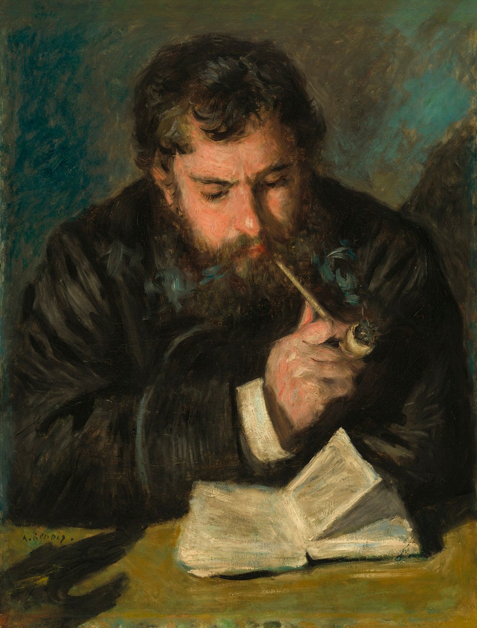 Claude Monet door Pierre Auguste Renoir