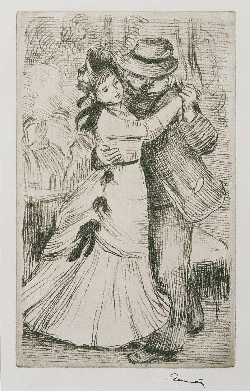 Dansend Paar, c.1880 door Pierre Auguste Renoir