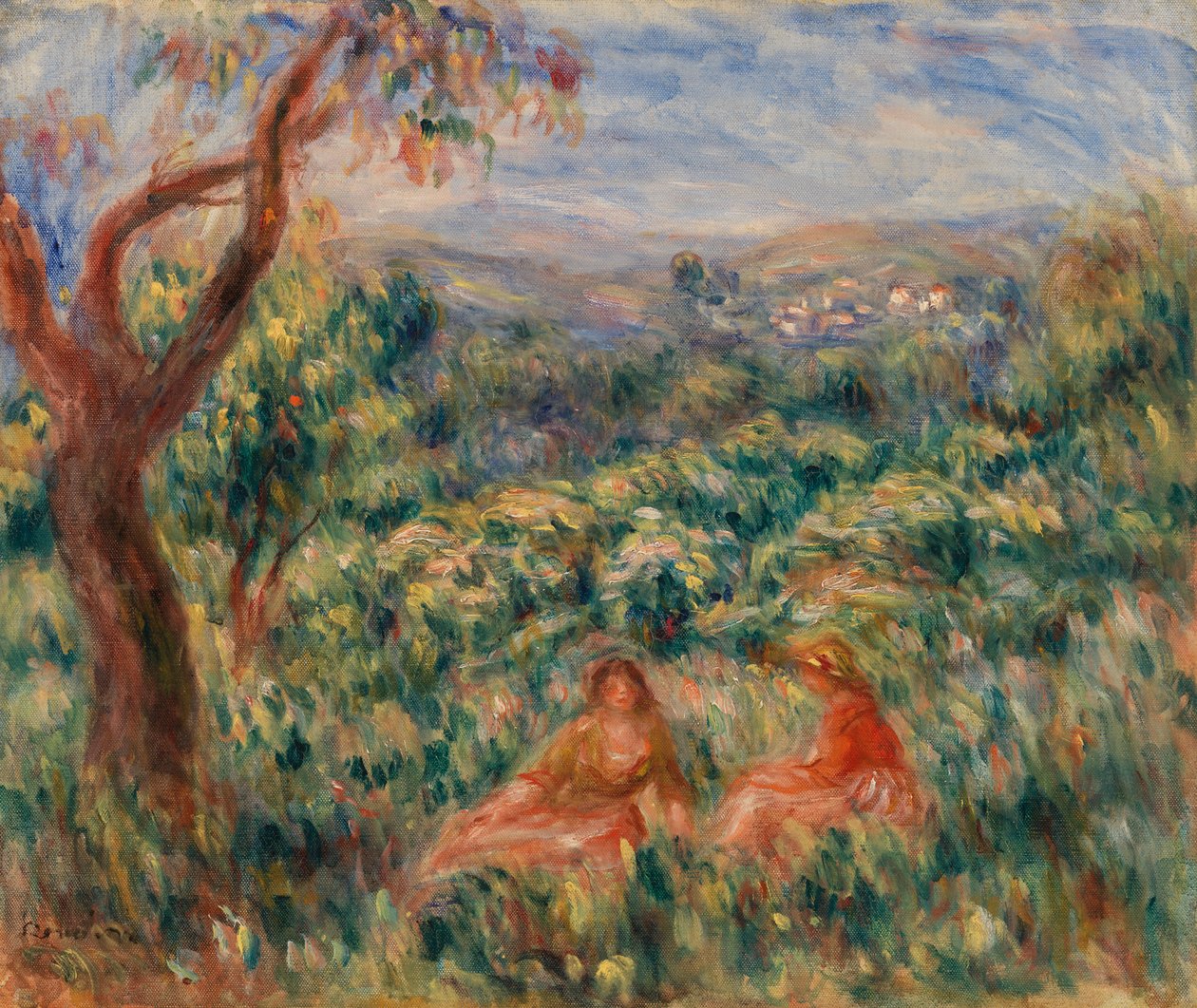 Landschap door Pierre Auguste Renoir