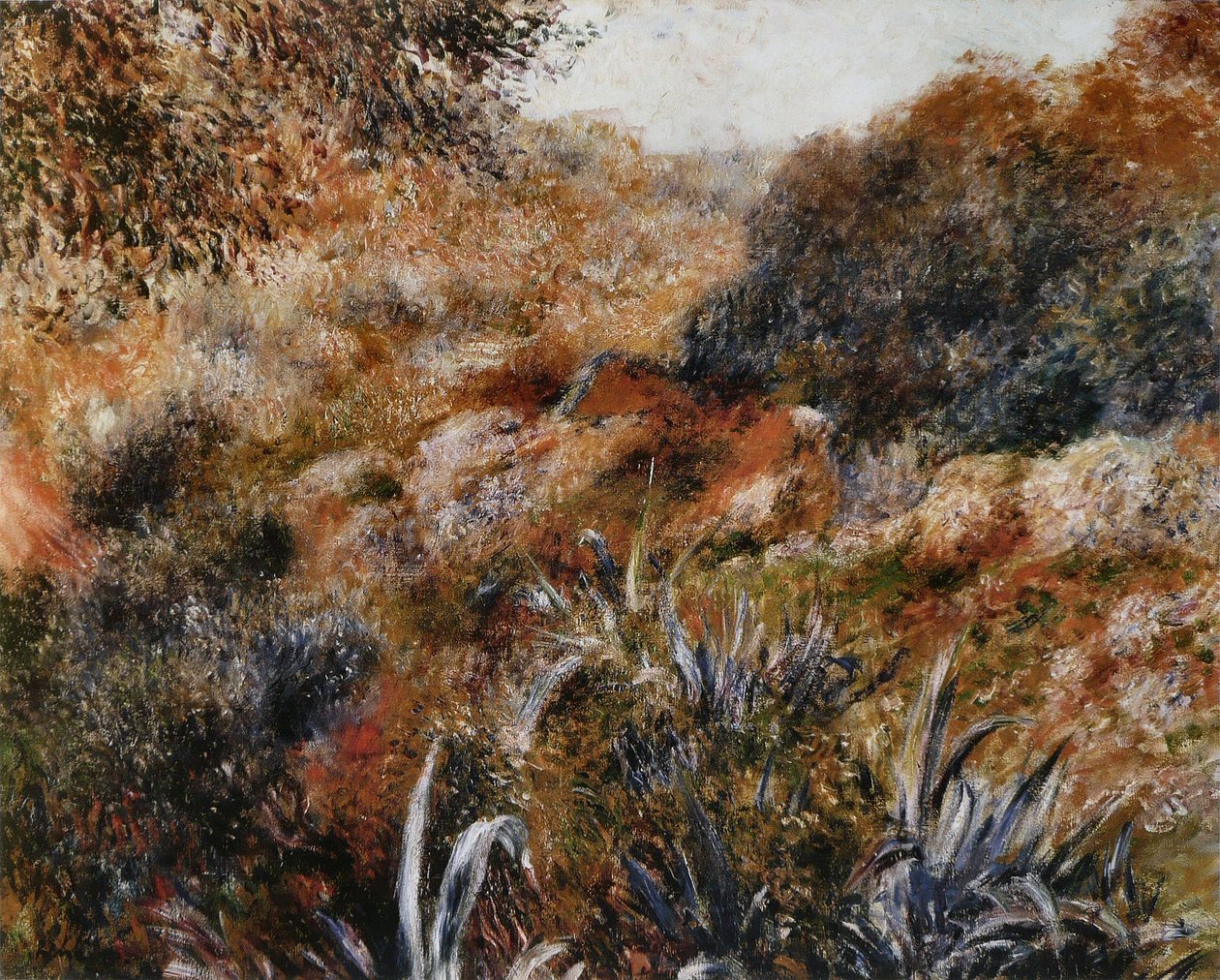 Algerijns landschap door Pierre Auguste Renoir