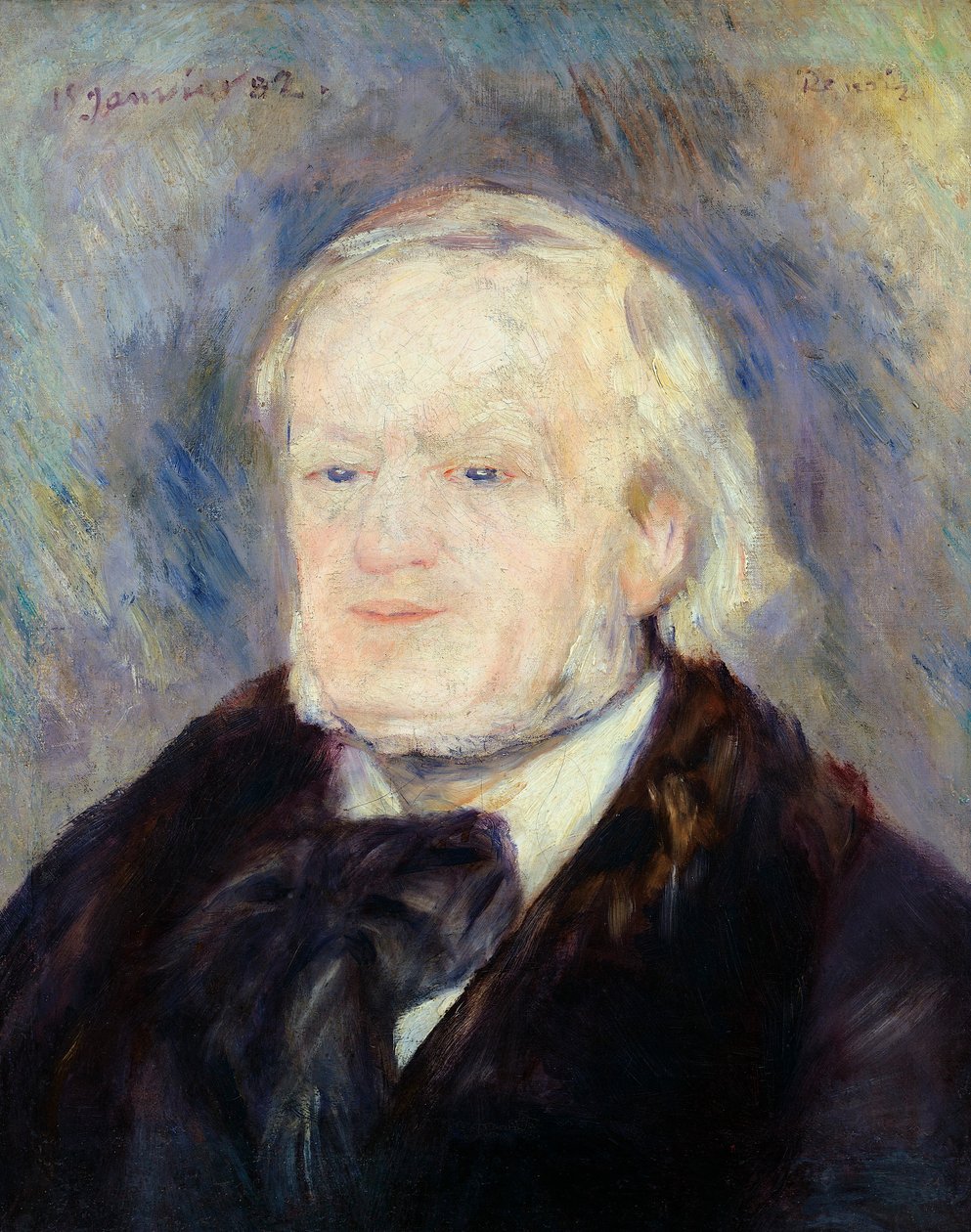 Portret van Richard Wagner (1813-83) 1882 door Pierre Auguste Renoir