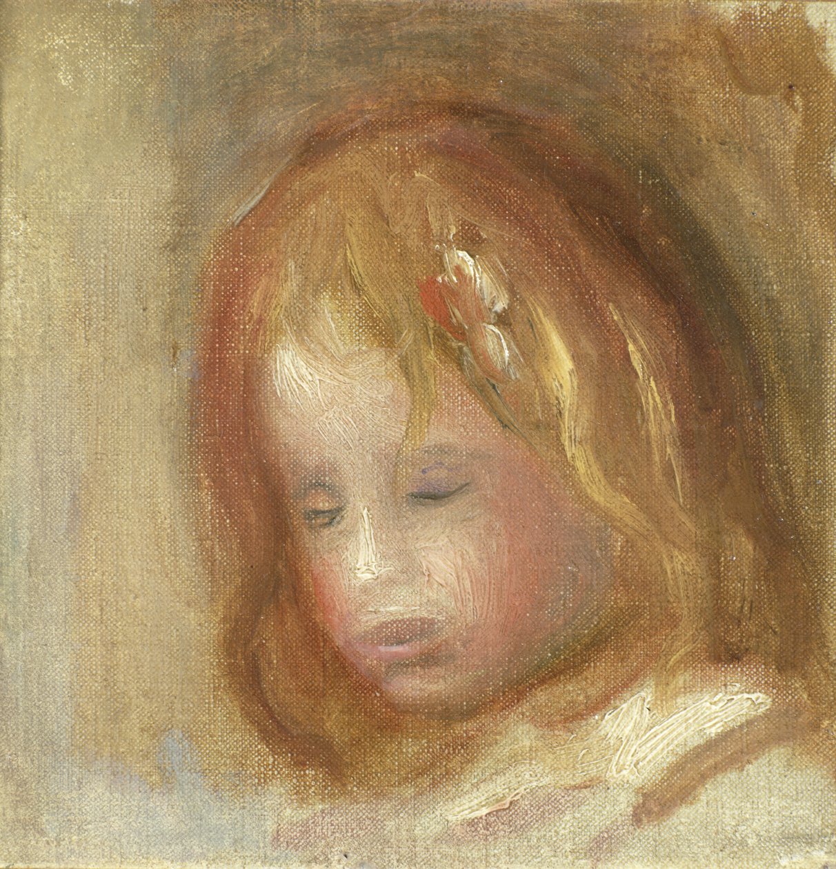 Portret van een Kind door Pierre Auguste Renoir