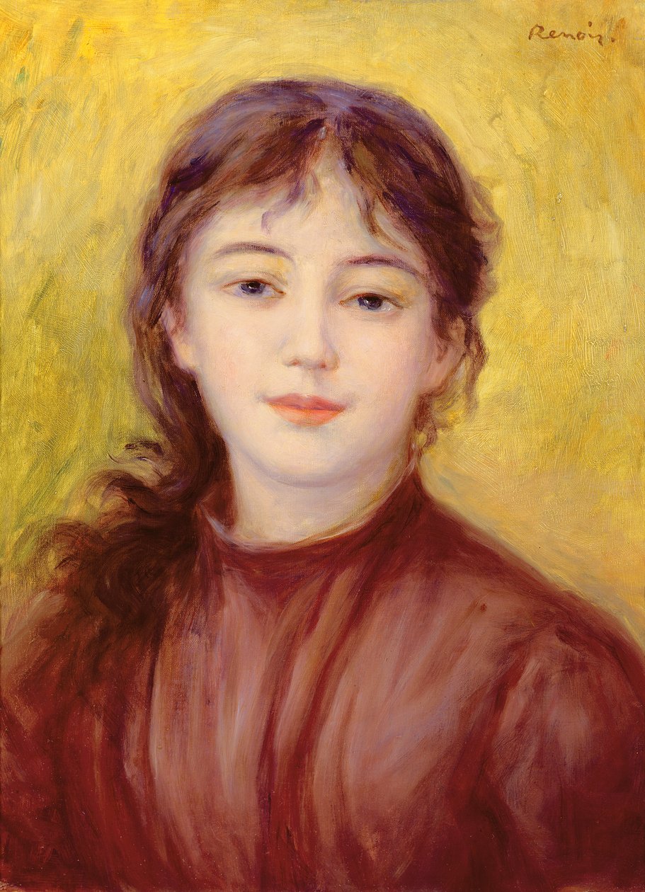 Portret van een Vrouw, 1879 door Pierre Auguste Renoir