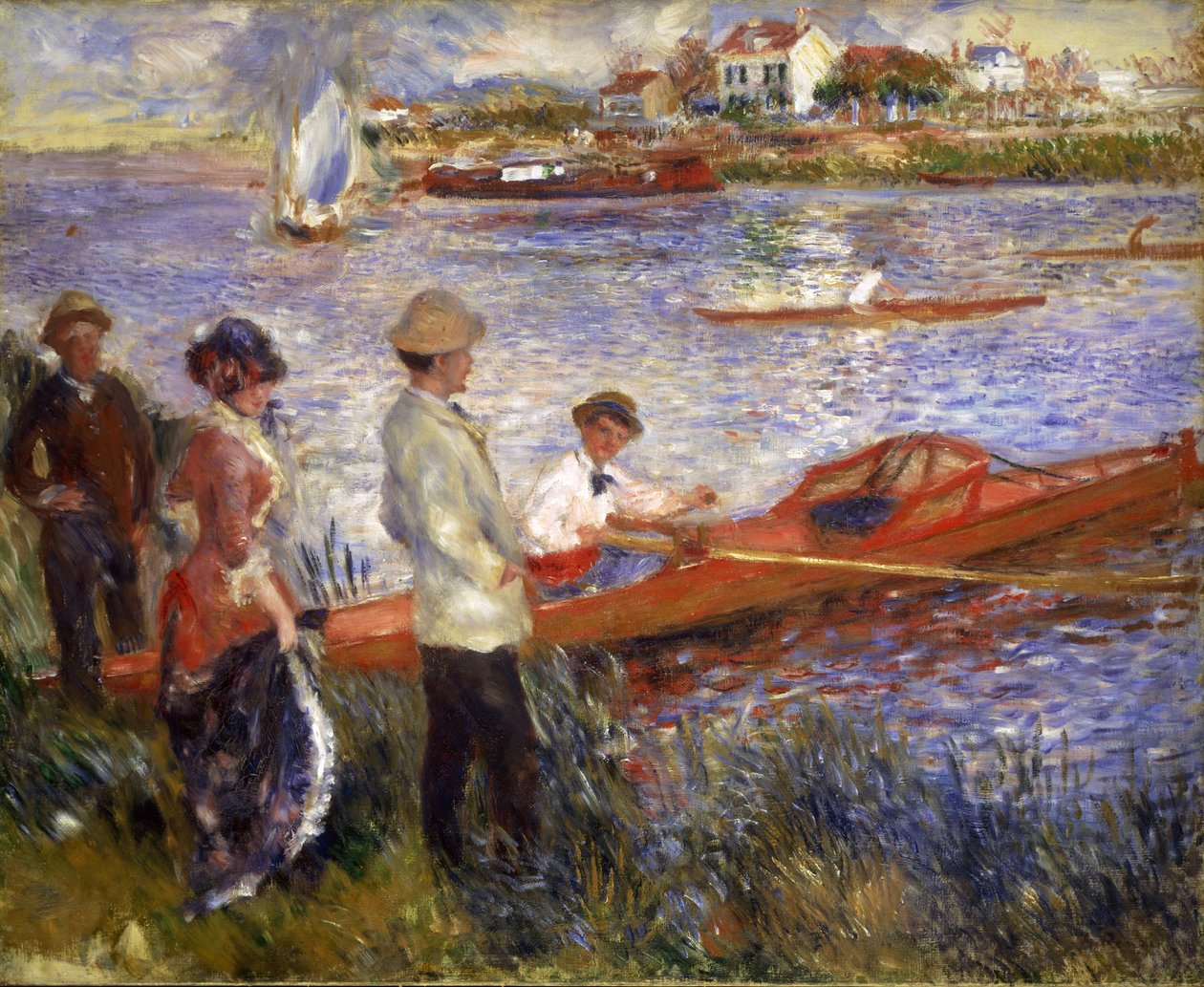 Roeiers bij Chatou door Pierre Auguste Renoir