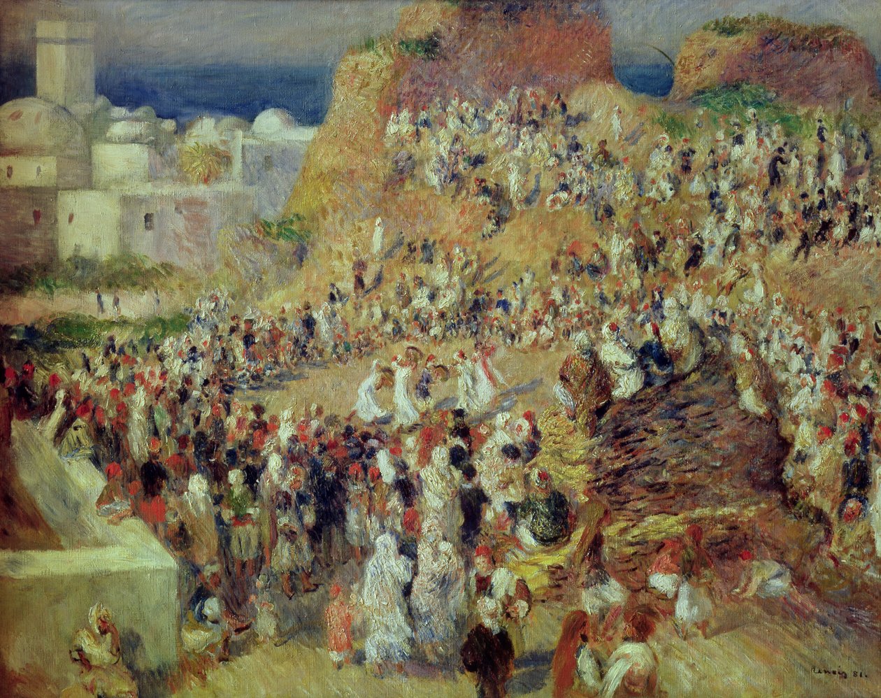 De Moskee, of Arabisch Festival, 1881 door Pierre Auguste Renoir