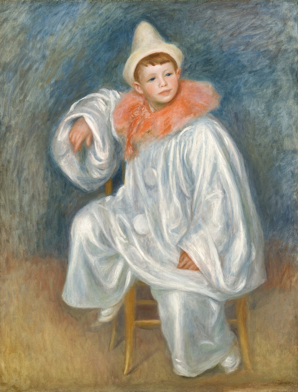 De Witte Pierrot, 1901-02 door Pierre Auguste Renoir