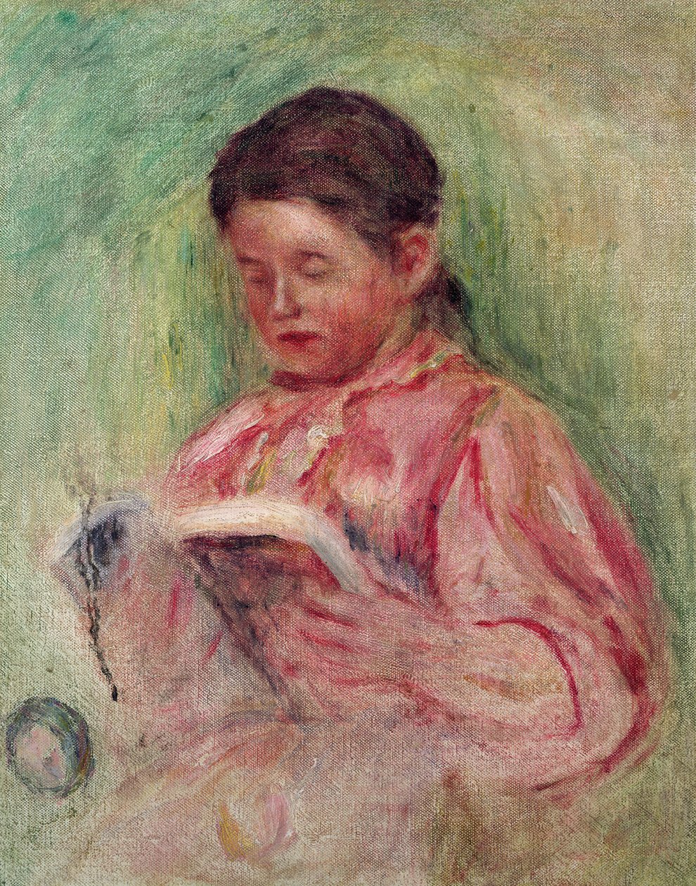 Vrouw Leest door Pierre Auguste Renoir