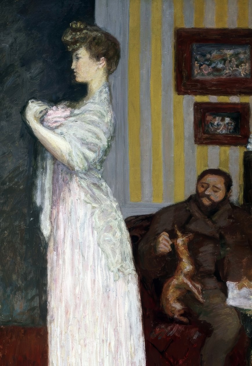Thadée Natanson en Milsa door Pierre Bonnard