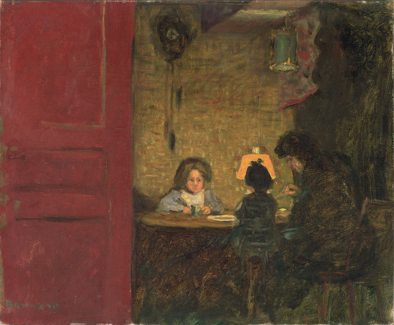 Het poppendiner, c.1903 door Pierre Bonnard