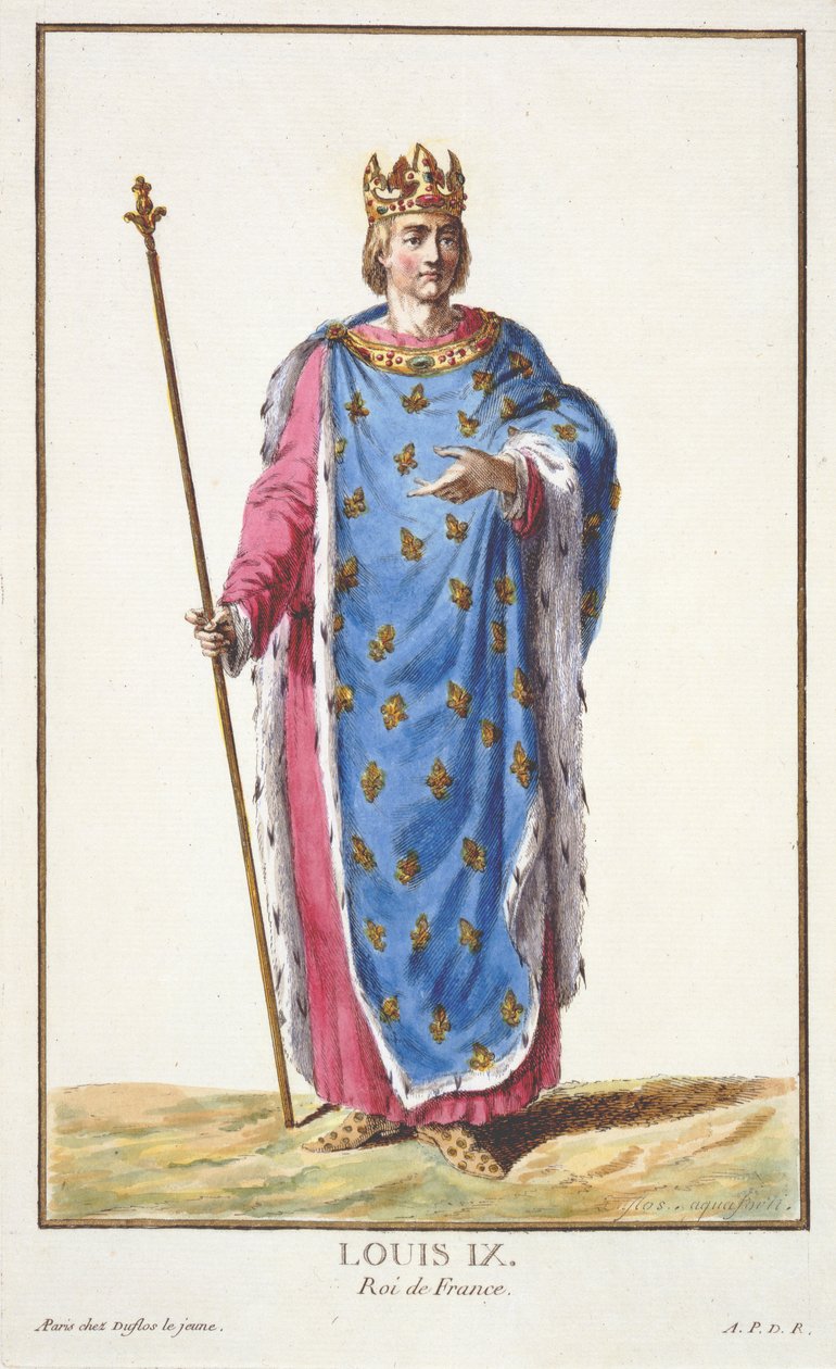 Lodewijk IX (1214-70) Koning van Frankrijk uit 