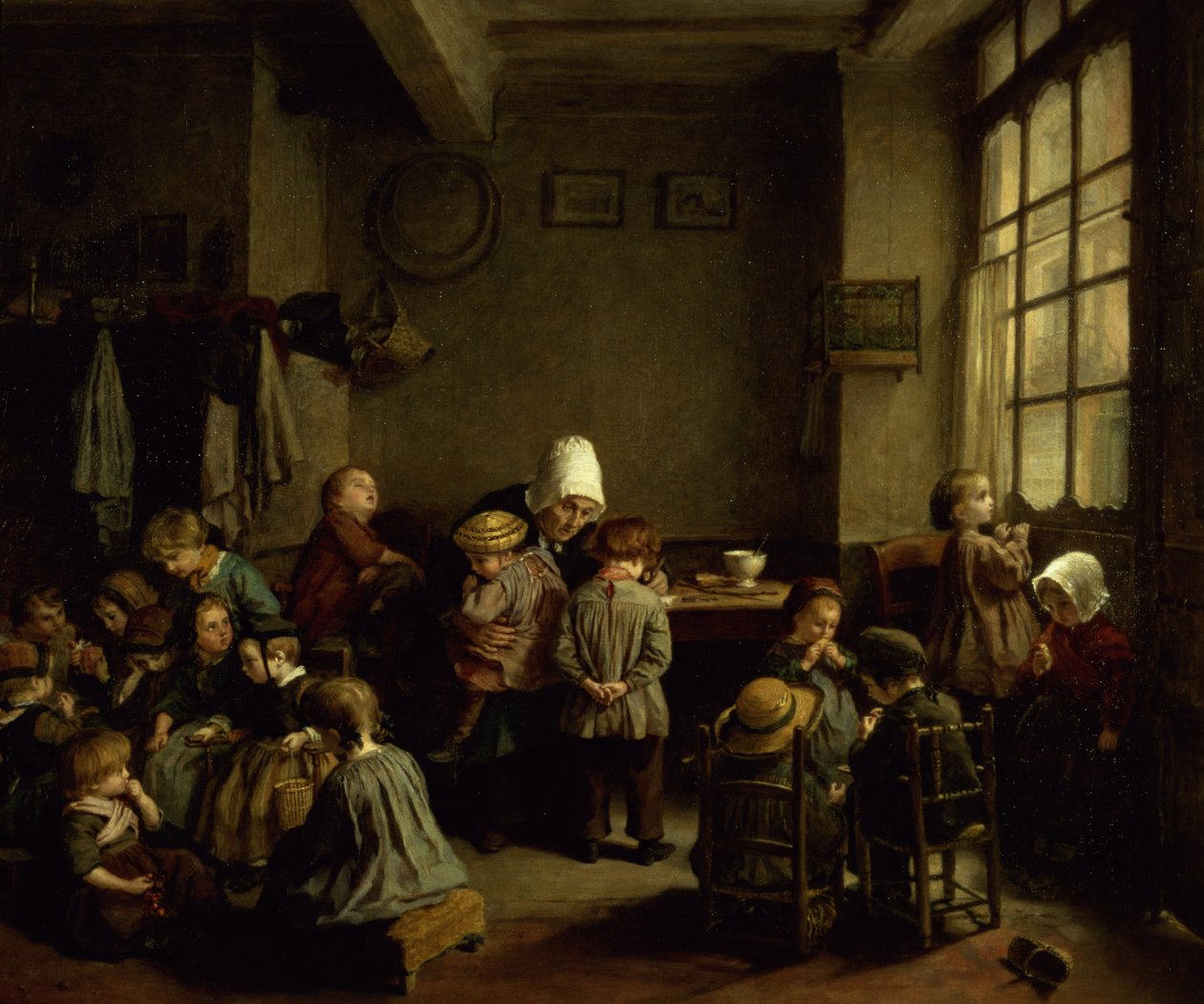 De Kleuterschool door Pierre Edouard Frere